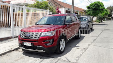 Ford Explorer 3.5L XLT 4x2 usado (2018) color Rojo precio $18.900.000