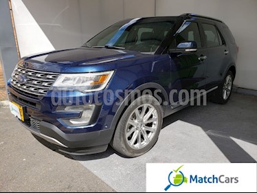 Ford Explorer Limited 4x4 usado (2017) color Azul precio $104.990.000