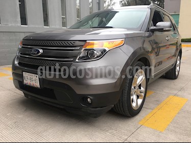 Foto venta Auto usado Ford Explorer Limited 4x2 3.6L (2014) color Gris Nocturno precio $300,000