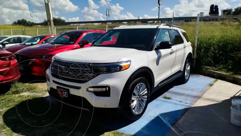 Foto Ford Explorer Limited usado (2022) color Blanco financiado en mensualidades(enganche $198,925 mensualidades desde $15,212)