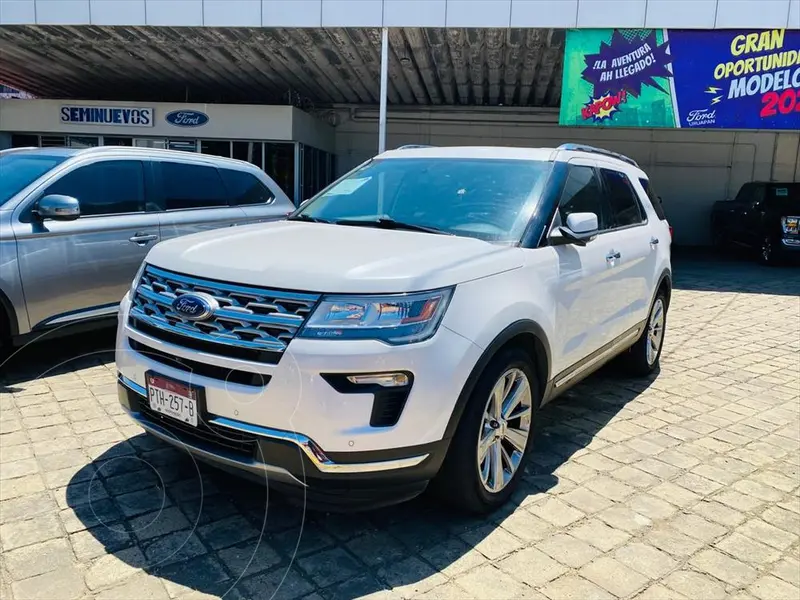 Foto Ford Explorer Limited 4x2 4.0L usado (2019) color Blanco Platinado precio $565,000