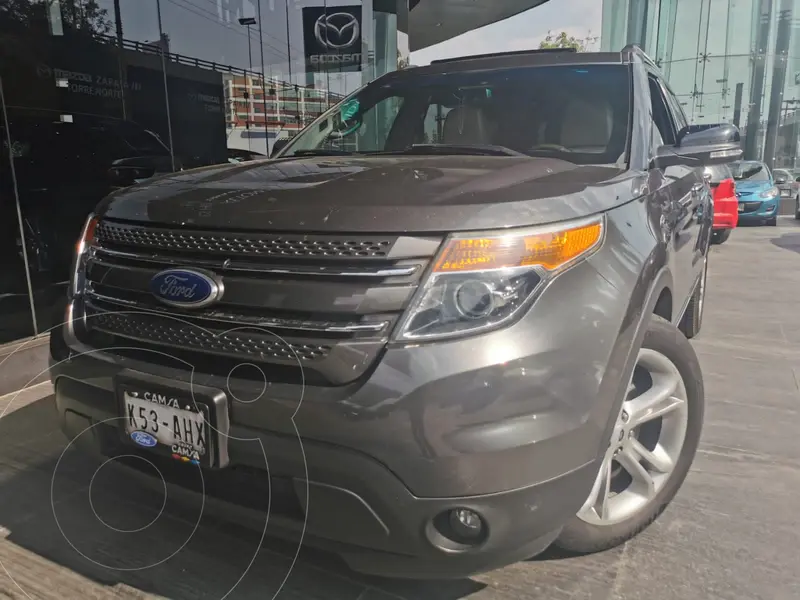 Ford Explorer Limited usado (2015) color Gris Nocturno precio $380,000
