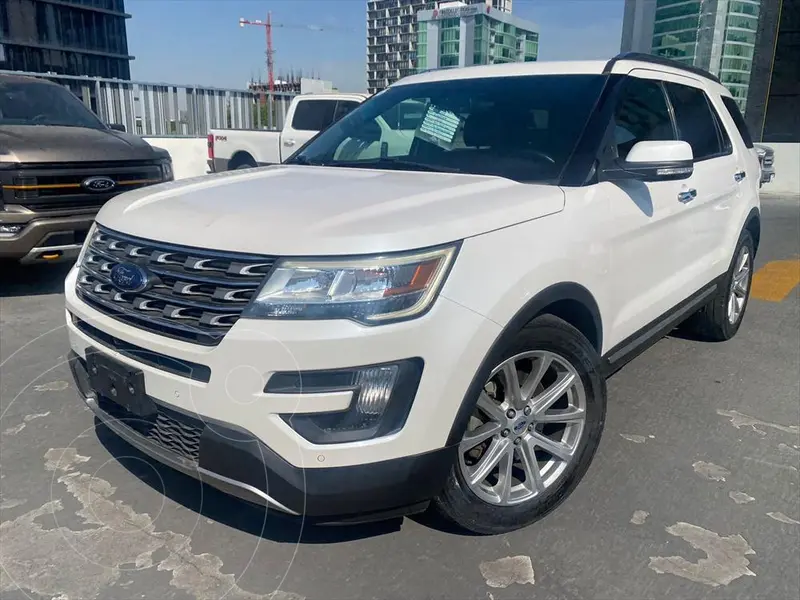 Foto Ford Explorer XLT Piel usado (2016) color Blanco precio $449,000