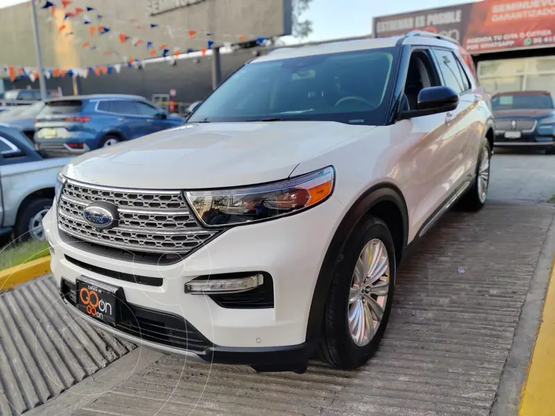 Foto Ford Explorer Limited usado (2023) color Blanco financiado en mensualidades(enganche $268,412 mensualidades desde $20,525)