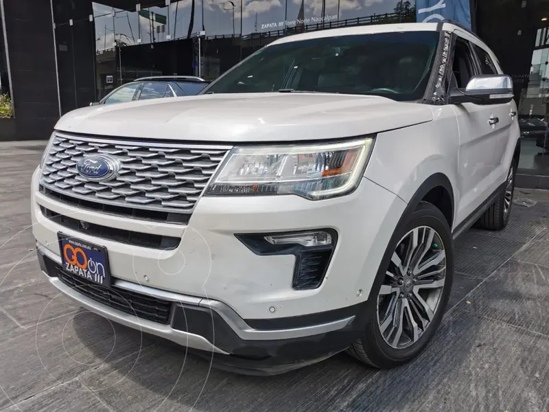 Foto Ford Explorer Platinum 4x4 usado (2018) color Blanco precio $415,000