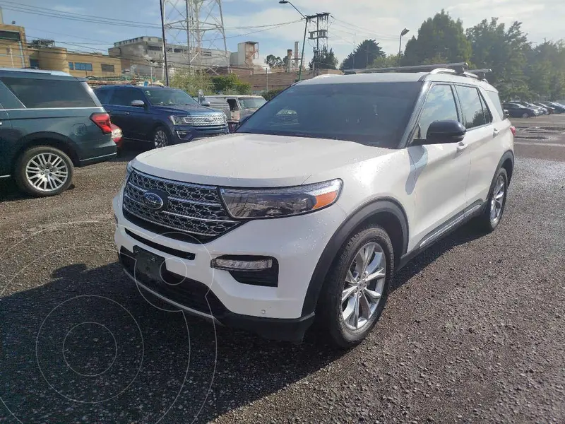 Foto Ford Explorer Limited 4x2 4.6L V8 usado (2020) color Blanco financiado en mensualidades(enganche $122,976 mensualidades desde $13,417)