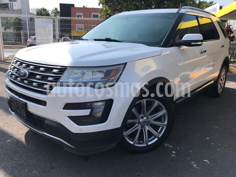 Ford Explorer Limited usado (2016) color Blanco Oxford precio $365,000