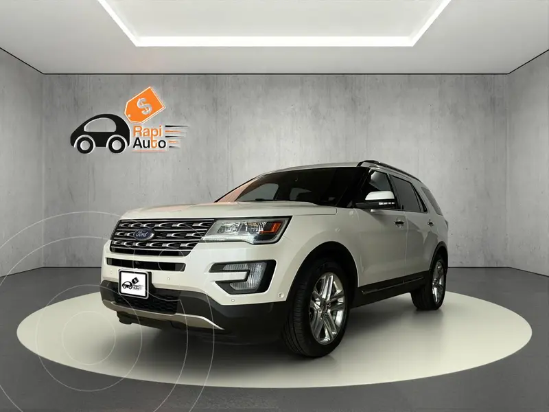 Foto Ford Explorer Limited 4x4 usado (2017) color Blanco Oxford financiado en mensualidades(enganche $84,784 mensualidades desde $12,626)