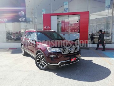 Ford Explorer 5p Platino V6/3.5 GTDI Aut usado (2018) color Vino Tinto precio $700,000
