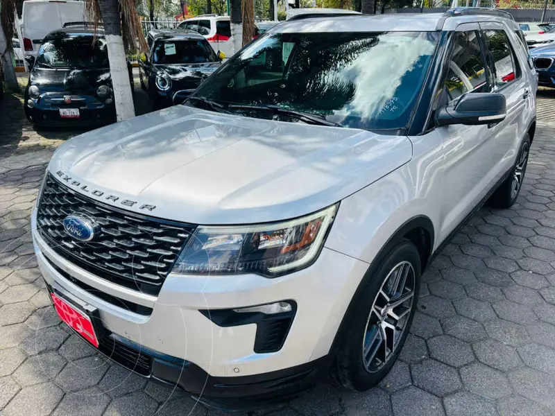 Foto Ford Explorer Sport 4x2 Aut usado (2019) color Plata financiado en mensualidades(enganche $144,319 mensualidades desde $12,819)
