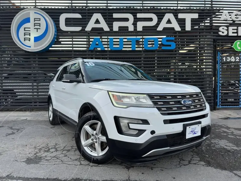 Foto Ford Explorer XLT Piel usado (2016) color Blanco precio $299,000