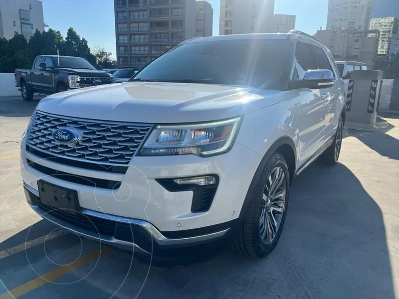 Foto Ford Explorer Platinum 4x4 usado (2018) color Blanco precio $698,000