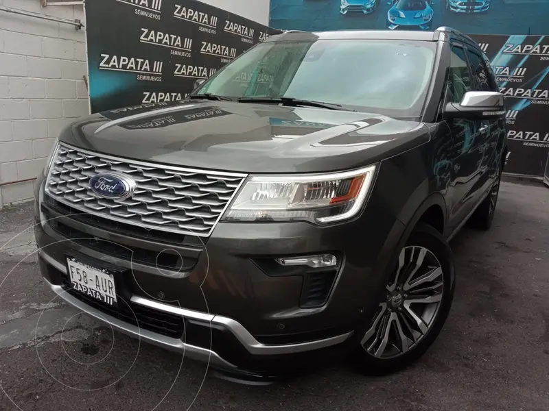 Foto Ford Explorer Platinum 4x4 usado (2018) color Negro financiado en mensualidades(enganche $161,250 mensualidades desde $15,924)
