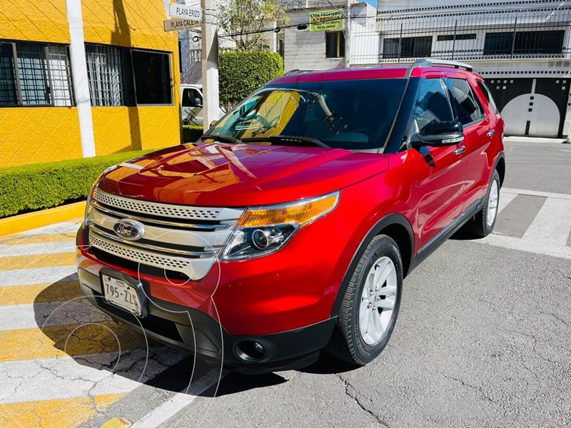 Foto Ford Explorer XLT Tela usado (2014) color Rojo precio $289,900