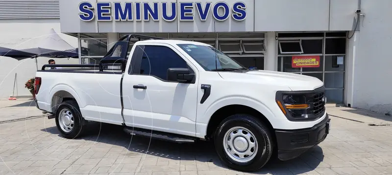 Foto Ford F-150 XL Cabina Regular 4x2 V6 caja 8' usado (2024) color Blanco Oxford financiado en mensualidades(enganche $225,095 mensualidades desde $17,923)