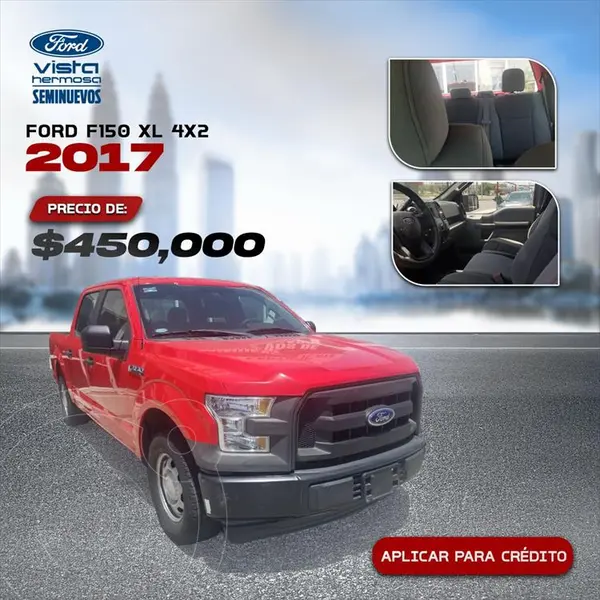 Foto Ford F-150 XL 4x2 3.7L Sup Cab usado (2017) color Rojo precio $450,000