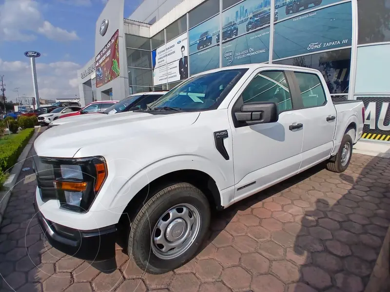 Foto Ford F-150 Doble Cabina 4x2 V6 HEV usado (2023) color Blanco financiado en mensualidades(enganche $274,324 mensualidades desde $20,977)