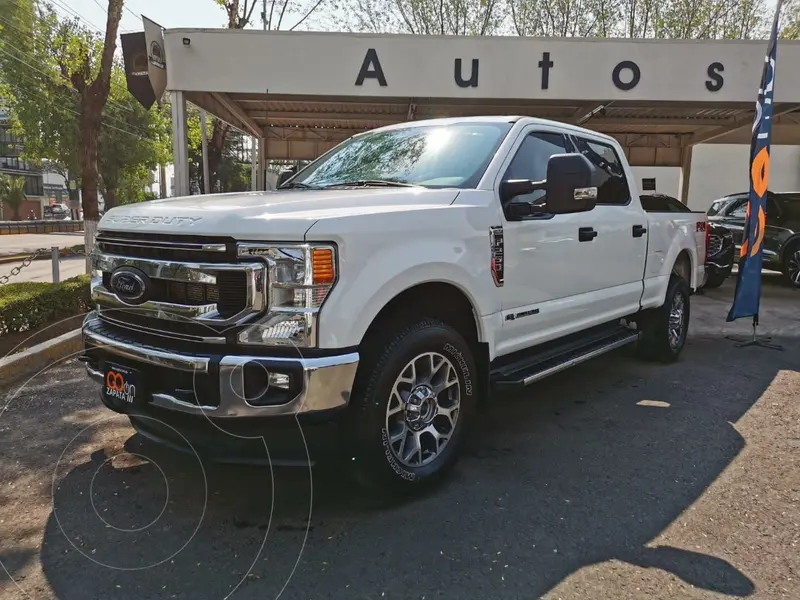 Foto Ford F-250 Super Duty 6.7L Crew Cabina Diesel 4x4 Aut usado (2022) color Blanco financiado en mensualidades(enganche $308,750 mensualidades desde $26,137)