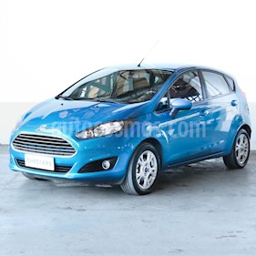 Ford Fiesta Kinetic S Plus usado (2017) color Azul Mediterraneo precio $595.000