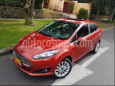 Ford Fiesta Sedan Titanium Aut usado (2018) color Rojo precio $44.500.000