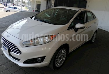 Ford Fiesta Sedan TITANIUM L4/1.6 AUT usado (2016) color Blanco precio $178,000