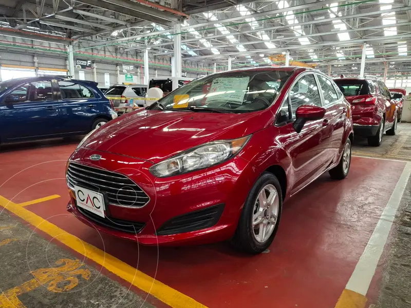 Foto Ford Fiesta Sedan SE usado (2017) color Rojo Rubi financiado en mensualidades(enganche $44,000 mensualidades desde $5,558)