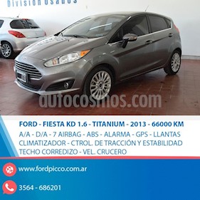 foto Ford Fiesta 5P Titanium Kinetic Design usado (2013) color Gris Oscuro precio $1