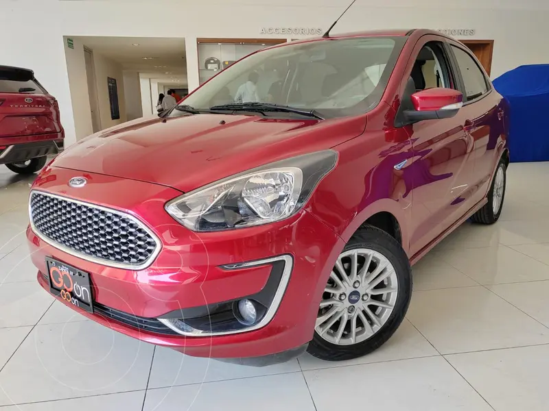Foto Ford Figo Sedan Titanium Aut usado (2021) color Rojo financiado en mensualidades(enganche $71,000 mensualidades desde $4,118)