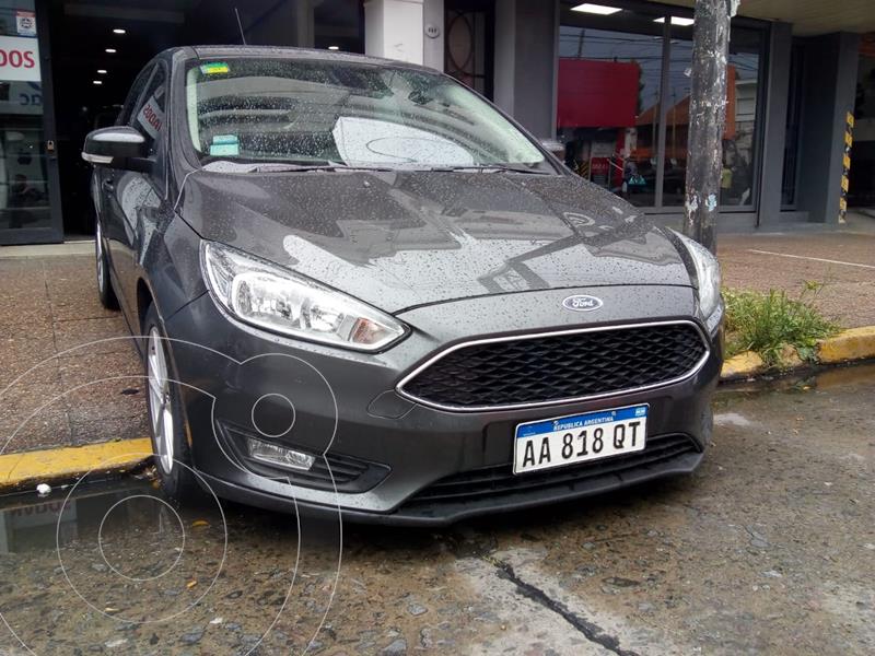 Ford Focus 5P 1.6L S usado (2016) color Gris Tectonico precio $1.169.000