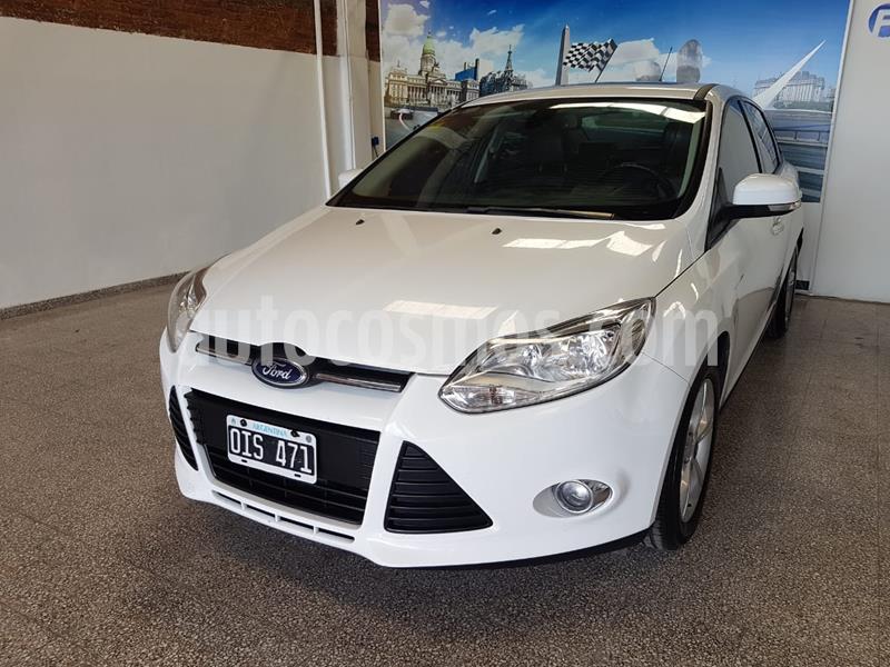 Ford Focus 5P 1.6L S usado (2014) color Blanco Oxford precio $990.000