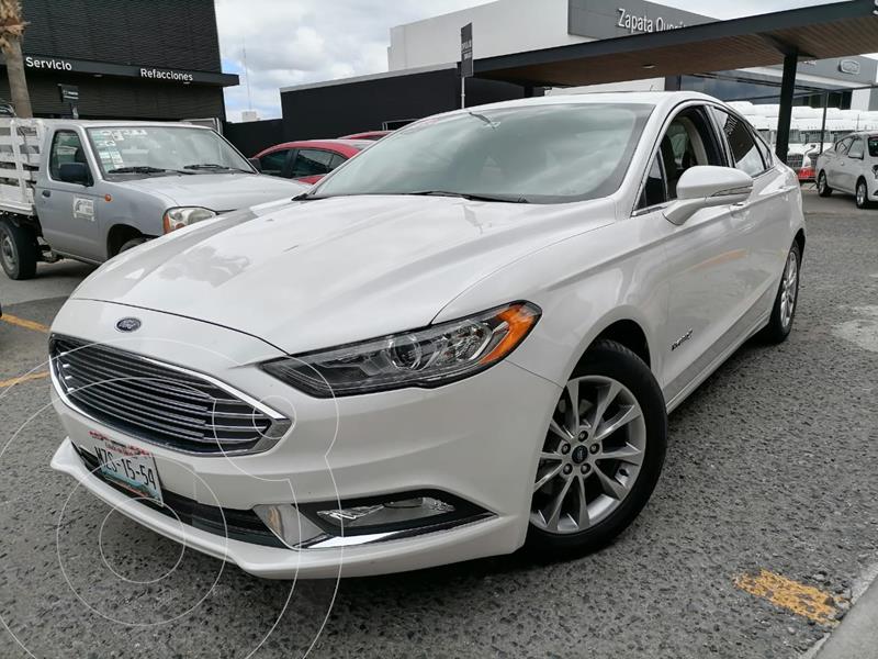 Ford Fusion SE LUX Hibrido usado (2017) color Blanco Oxford precio $354,000