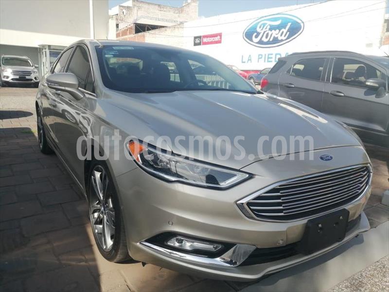 Ford Fusion Titanium usado (2017) color Beige precio $330,000