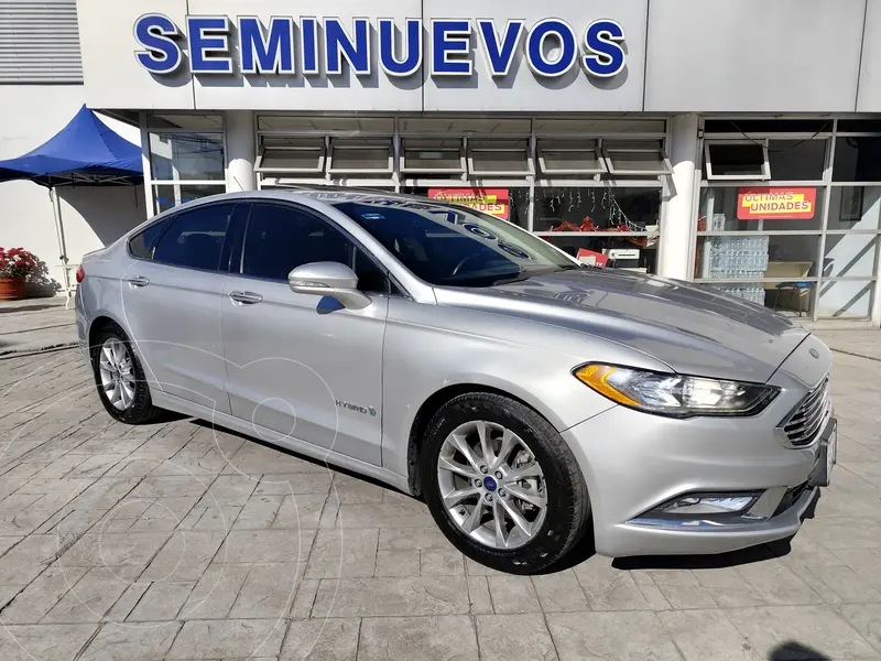Foto Ford Fusion SE Hibrido usado (2017) color Plata Estelar financiado en mensualidades(enganche $69,455 mensualidades desde $8,220)