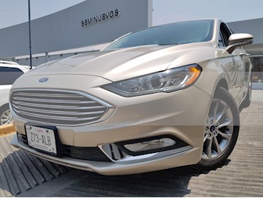 Foto venta Auto usado Ford Fusion SE LUX Hibrido (2017) color Oro Blanco precio $400,000
