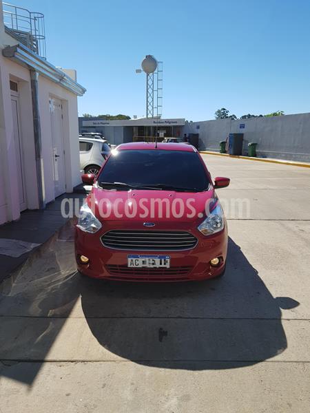 Ford Ka + SE usado (2018) color Rojo Merlot precio $800.000
