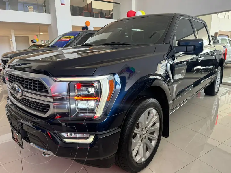 Foto Ford Lobo HEV Limited usado (2023) color Azul financiado en mensualidades(enganche $353,978 mensualidades desde $27,068)