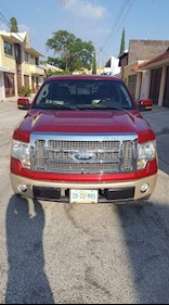 Ford Lobo Doble Cabina Lariat 4x2 usado (2009) color Rojo precio $228,000