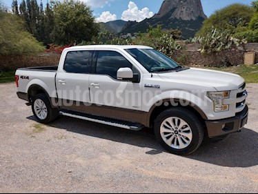 Ford Lobo Doble Cabina Lariat 4x4 usado (2015) color Blanco Oxford precio $495,000