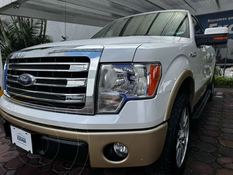 Foto Ford Lobo Lariat 4x4 Cabina Doble usado (2014) color Blanco precio $448,000