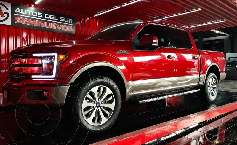 Foto Ford Lobo Doble Cabina Lariat 4x4 usado (2018) color Rojo Rubi precio $689,000