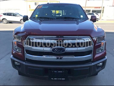 Ford Lobo Lariat Crew Cab 4x2 usado (2017) color Rojo precio $550,000