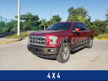 Ford Lobo LARIAT SPORT CREW CAB 4X4 CON SPRAY-IN BEDLINER usado (2017) color Rojo precio $498,000