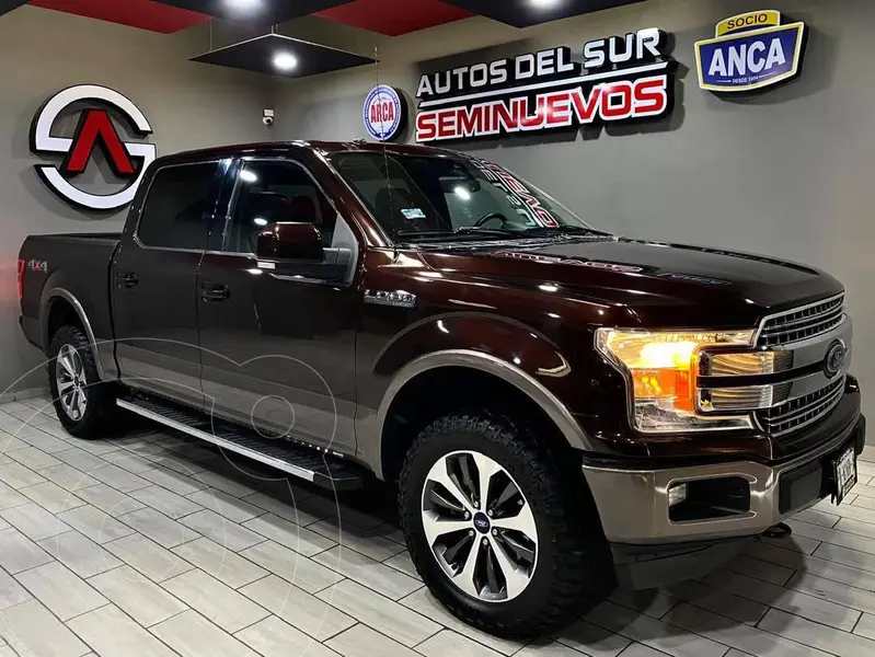 Foto Ford Lobo Doble Cabina Lariat 4x4 usado (2019) color Cafe precio $669,000