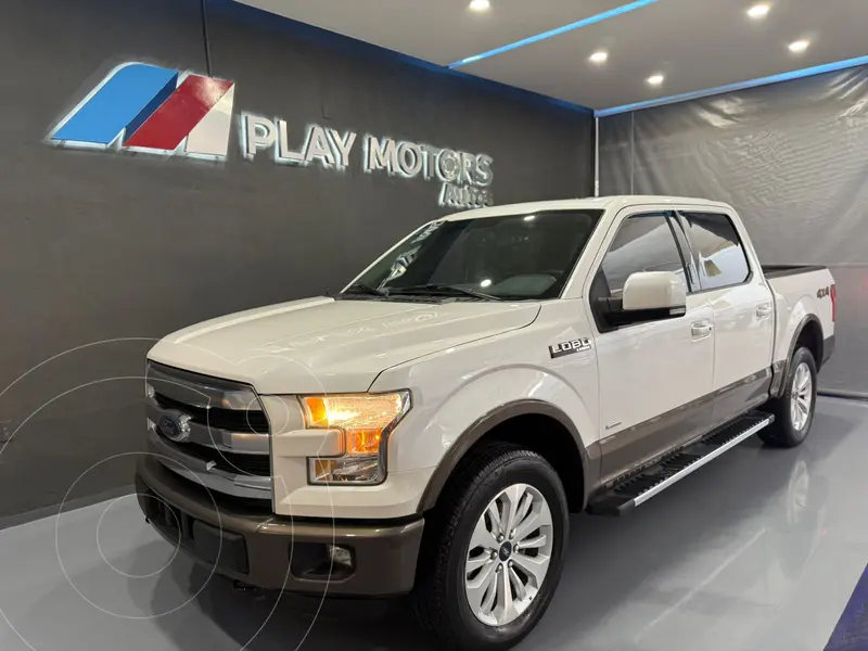 Foto Ford Lobo Lariat 4x4 Cabina Doble usado (2015) color Blanco precio $399,000