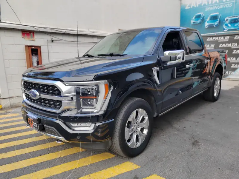 Foto Ford Lobo Platinum usado (2022) color Negro financiado en mensualidades(enganche $280,402 mensualidades desde $21,442)