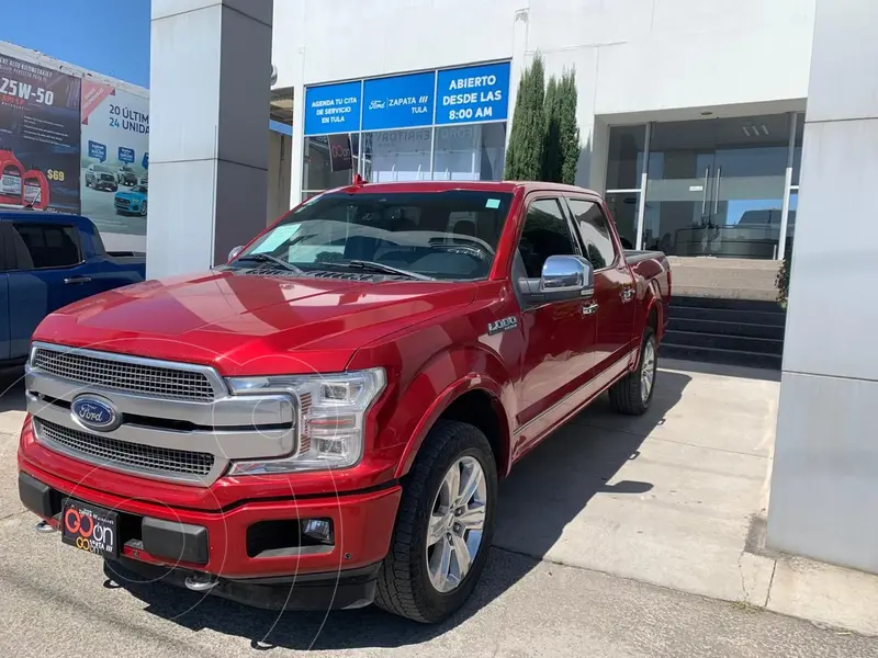 Foto Ford Lobo Platinum Doble Cabina usado (2020) color Rojo financiado en mensualidades(enganche $177,125 mensualidades desde $13,545)