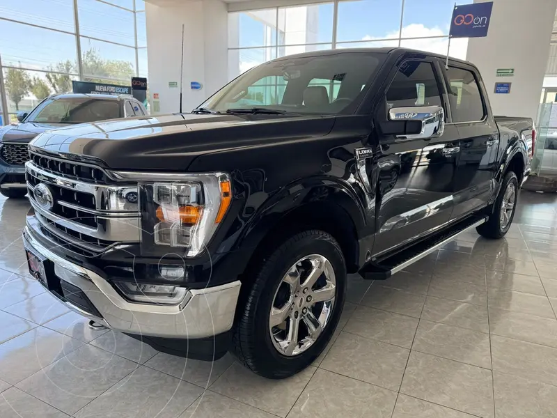 Foto Ford Lobo Lariat usado (2023) color Negro financiado en mensualidades(enganche $264,270 mensualidades desde $20,209)