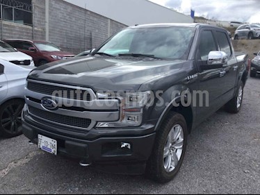 Foto venta Auto usado Ford Lobo Platinum 4x4 Cabina Doble (2018) color Gris precio $698,000