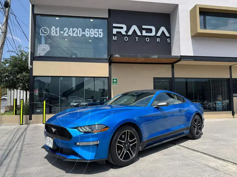 Foto Ford Mustang EcoBoost Aut usado (2020) color Azul precio $639,800