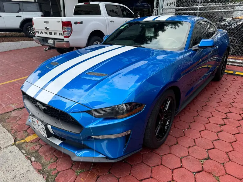 Foto Ford Mustang EcoBoost Aut usado (2019) color Azul Relampago precio $598,000